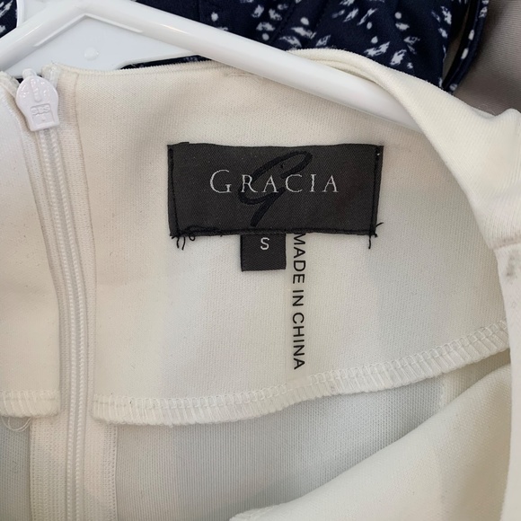 White Ruffle Sleeve Shirt - Picture 2 of 3